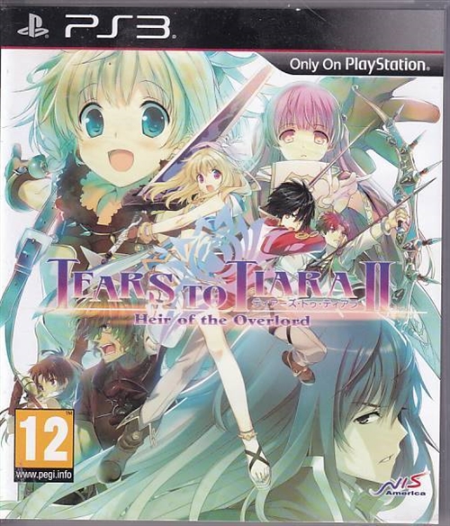 Tears to Tiara II Heir of the Overlord - PS3 (A Grade) (Genbrug)